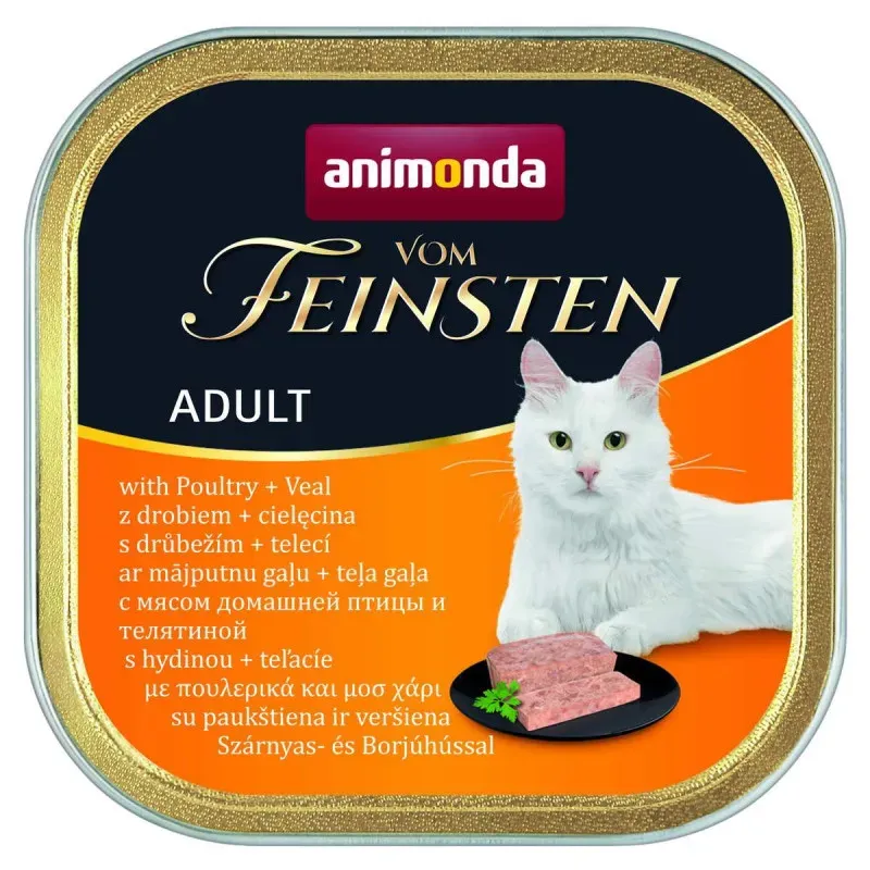 Animonda Vom Feinsten Adult Cat Geflügel und Kalbfleisch 100 g
