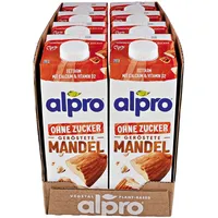 ALPRO Mandeldrink ohne Zuckerzusatz, 8er Pack