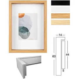 walther design Shape 3D FSC-Holzrahmen Eiche 21x29,7 cm 3er Set