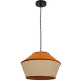 LEDKIA - Pendelleuchte aus Samt Trompa Orange