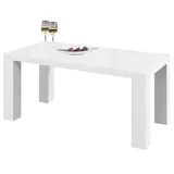 SalesFever Esstisch ausziehbar weiß