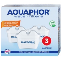 3x ORIGINAL AQUAPHOR Wasserfilterkartuschen MAXFOR+, AQUALEN , BPA frei, 200l