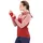Salewa Puez Hybrid Polarlite Kapuzenfleece - Syrah Melange - XS