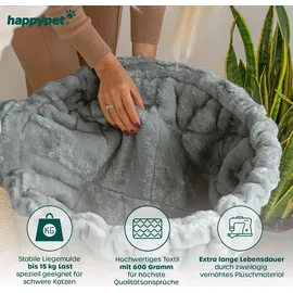 Happy Pet Liegemulde für Kratzbaum Ø 45 cm grau