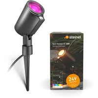 Steinel Gartenstrahler Aluminium IP65 16 Mio. Farben inkl. Erdspieß anthrazit