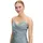 Vera Mont Abendkleid Glitzer-Look Blau/Silber 40