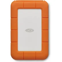 LaCie Rugged 4TB tragbare externe Festplatte, 2.5", PC Mac iPad & iPhone, inkl. USB-C, Data Rescue Service (STFR4000800)