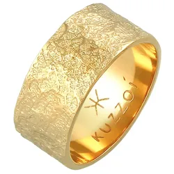 KUZZOI Herren Bandring Organic Struktur 925 Silber 54 9 mm