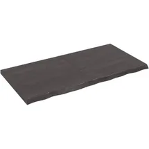 vidaXL Wandregal 120 x 60 x 4 cm Dunkelbraun