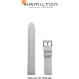 Hamilton Leder Jazzmaster Band-set Leder-weiss-17/16 H690.322.105 - weiß