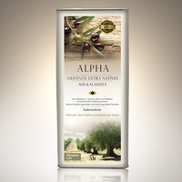 Natives Olivenöl Extra 5 liter Kanister ALPHA, Erste Kaltpressung