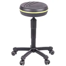 MEY meychair Hocker 84010201 A30-TR-PU-010201 Rollen, sw/ge