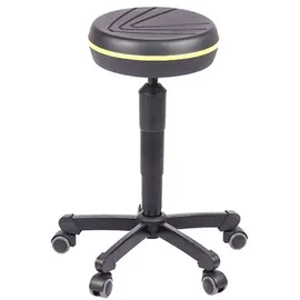 MEY meychair Hocker 84010201 A30-TR-PU-010201 Rollen, sw/ge