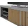 Stolkom Jasper TV-Lowboard 150x40x40 cm Grau MDF/Spanplatte