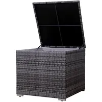 Svita Kissenbox, Grau, Kunststoff, 75x64x75 cm, Aufbewahrung & Schutzhüllen,