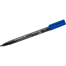 Staedtler Folienstift Lumocolor B permanent blau Packung mit 10 Stück