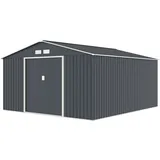 HATTORO Gerätehaus S400 3,41 x 3,86 m Grau