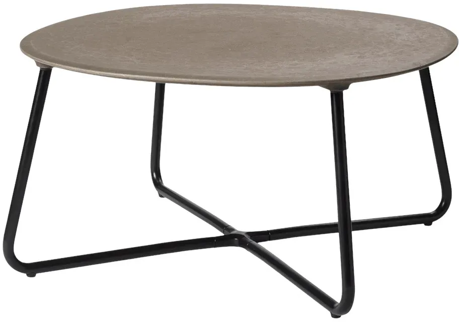 Mater Lily Lounge Tisch, coffee waste dark