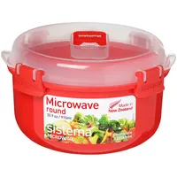 Sistema Mikrowellendose rund rot 0,915 l