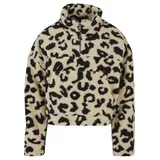 URBAN CLASSICS Aop Sherpa Halbzippullover Sand Leo XS