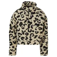 URBAN CLASSICS Aop Sherpa Halbzippullover Sand Leo XS