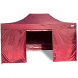 GRASEKAMP Faltpavillon Modena 3 x 4,5 m Rot