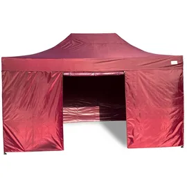 GRASEKAMP Faltpavillon Modena 3 x 4,5 m Rot