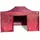 GRASEKAMP Faltpavillon Modena 3 x 4,5 m Rot