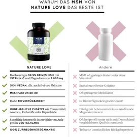 Nature Love MSM 2000 Tabletten 365 St.