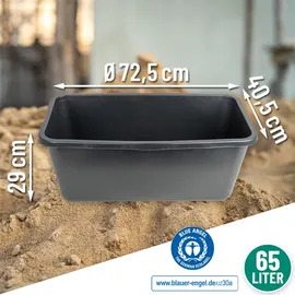 BERDAL RUBBER & PLASTICS B.V. Mörtelkasten GRIPLINE-D 65l schwarz