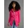 FLASHLIGHTS Sweatjacke FLASHLIGHTS, Damen, Gr. 32/34, pink, Interlock, Obermaterial: 95% Baumwolle, 5% Elasthan. Kapuzenfutter: 100% Baumwolle, unifarben, Basic, lässig geschnitten Po-bedeckend, Sweatjacken Sweatjacke, in langer Form mit Zipper