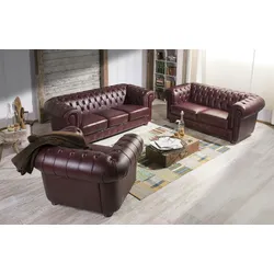 Max Winzer Sofa 3-Sitzer / Sofa 2-Sitzer / Sessel Bridgeport - rot