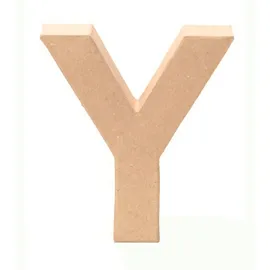 Glorex  GLOREX 6 2029 125 - Papp - Buchstabe Y, Buchstabe aus brauner Pappe, ca. 17,5 X 5,5 cm groß, zum bemalen und bekleben, für Serviettentechnik und Décopatch, ideal als Dekoration