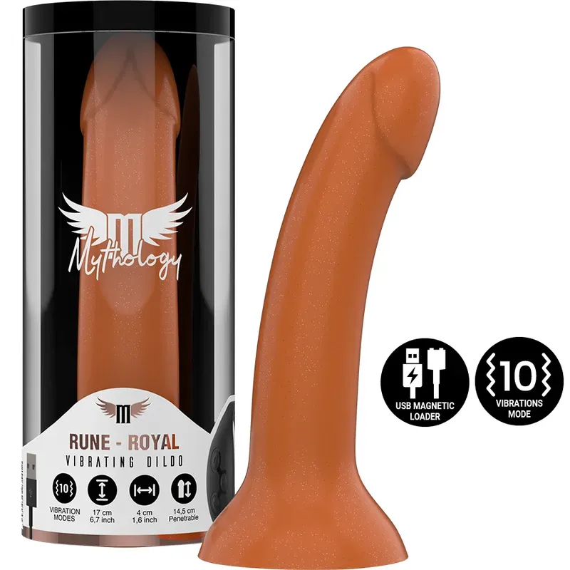 MYTHOLOGY - Rune Royal Dildo M Vibrator, kompatibel mit WatchMe Wireless Technology
