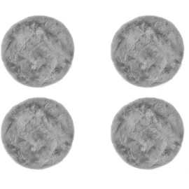 LUXOR LIVING Stuhlkissen 40 x 40 x 40 cm grau 4-tlg.