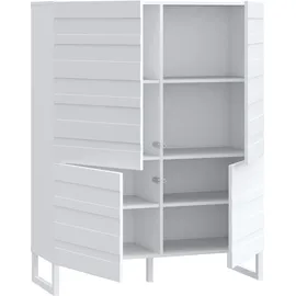 Forte Highboard ¦ weiß ¦ Maße (cm): B: 109,9 H: 140 T: 41.6