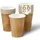 BIOZOYG Kaffeebecher 0,3 l Braun 50 St.