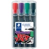 Marker Lumocolor permanent 4pcs.box