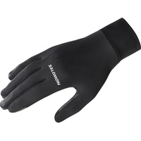 Salomon Cross Warm Unisex Handschuhe, Praktisches Design, Atmungsaktive Wärme, Durchdachtes Design, Schwarz, S