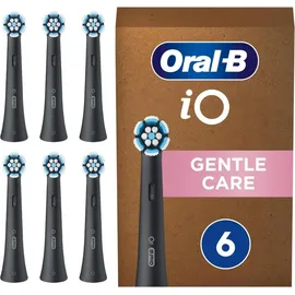 Oral-B iO Sanfte Reinigung Aufsteckbürste schwarz 6 St.