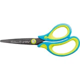 Pelikan griffix Schulschere spitz, Schere für Rechtshänder, Neon fresh blue, 1 Stück