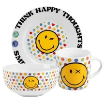 UNITED LABELS Smileyworld Teller, Schale und Tasse, in Mehrfarbig | Gr.: onesize