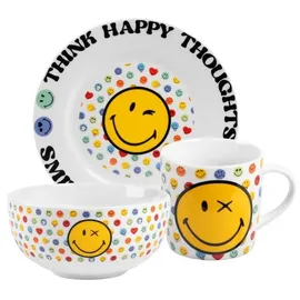 UNITED LABELS Smileyworld Teller, Schale und Tasse, in Mehrfarbig | Gr.: onesize