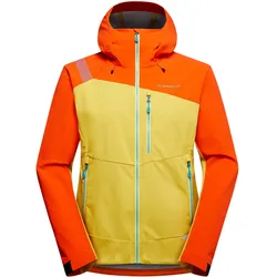 La Sportiva Softshelljacke Alpine Guide Windstopper (wasserdicht, winddicht, Bergsteigen) gelb/rot Herren