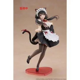 HEO GMBH Date A Live V Coreful PVC Statue Kurumi Tokisaki Cat Ear Maid Ver. 18 cm