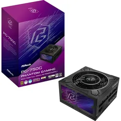 ASRock Phantom Gaming PG-750G, 750 W, Überstrom, Überspannung, Überhitzung, Über