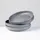 gipfelstück Suppenteller 21 cm grau 4er Set