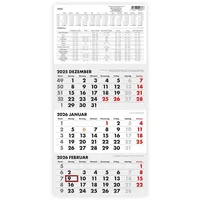 Trötsch Verlag Trötsch Dreimonatskalender Drei-Monatskalender 2026: mit Datumschieber