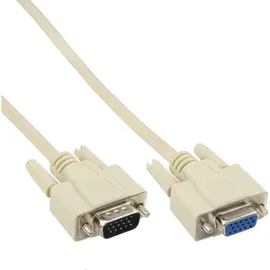 InLine VGA-Kabel 5 m Beige