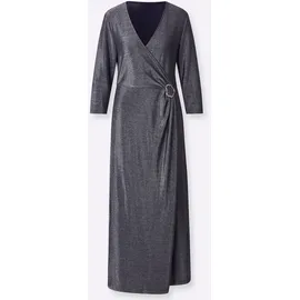 CREATION L Jerseykleid Shirtkleid Silber 38